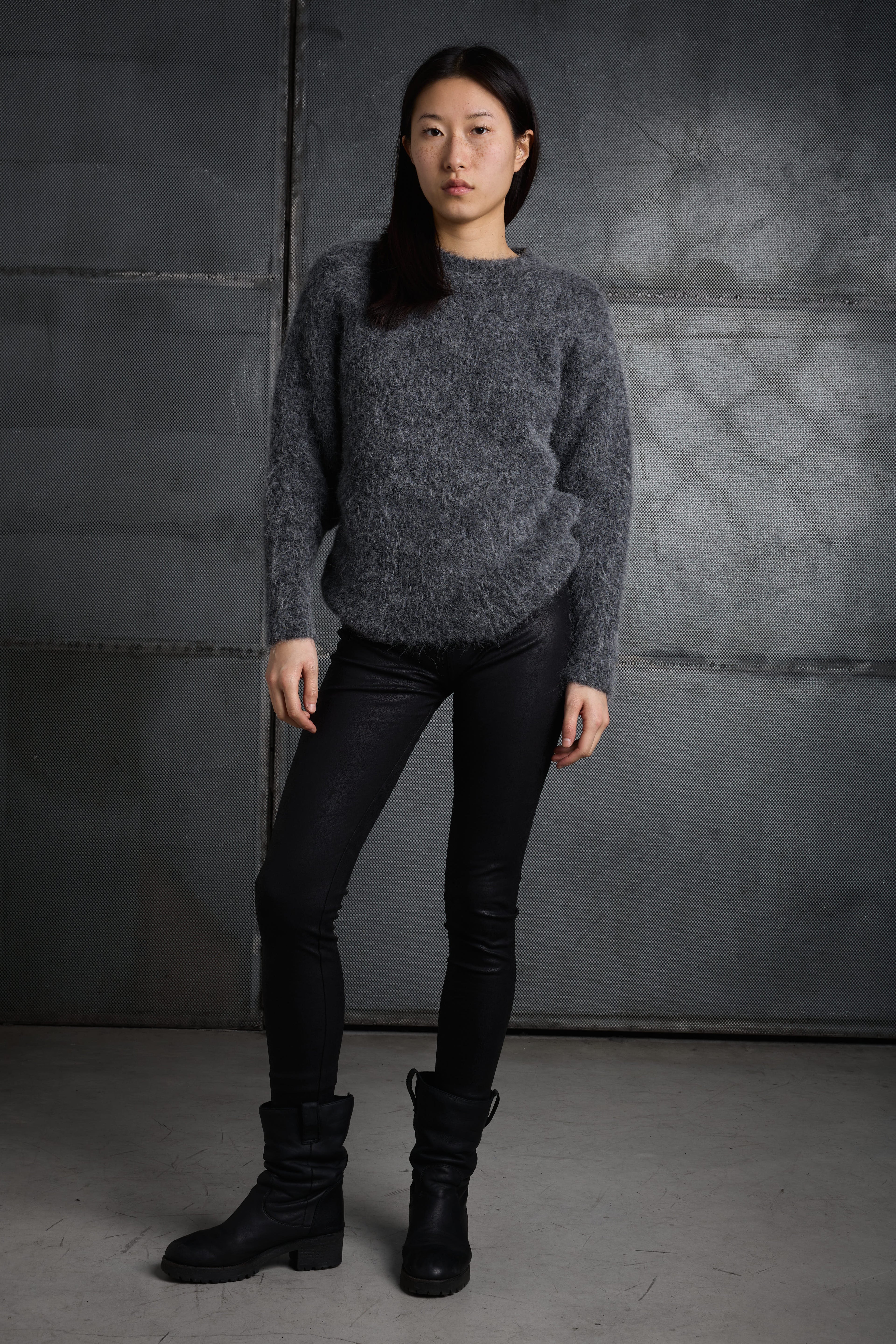 Pantaloni leggings ecopelle donna LPA012