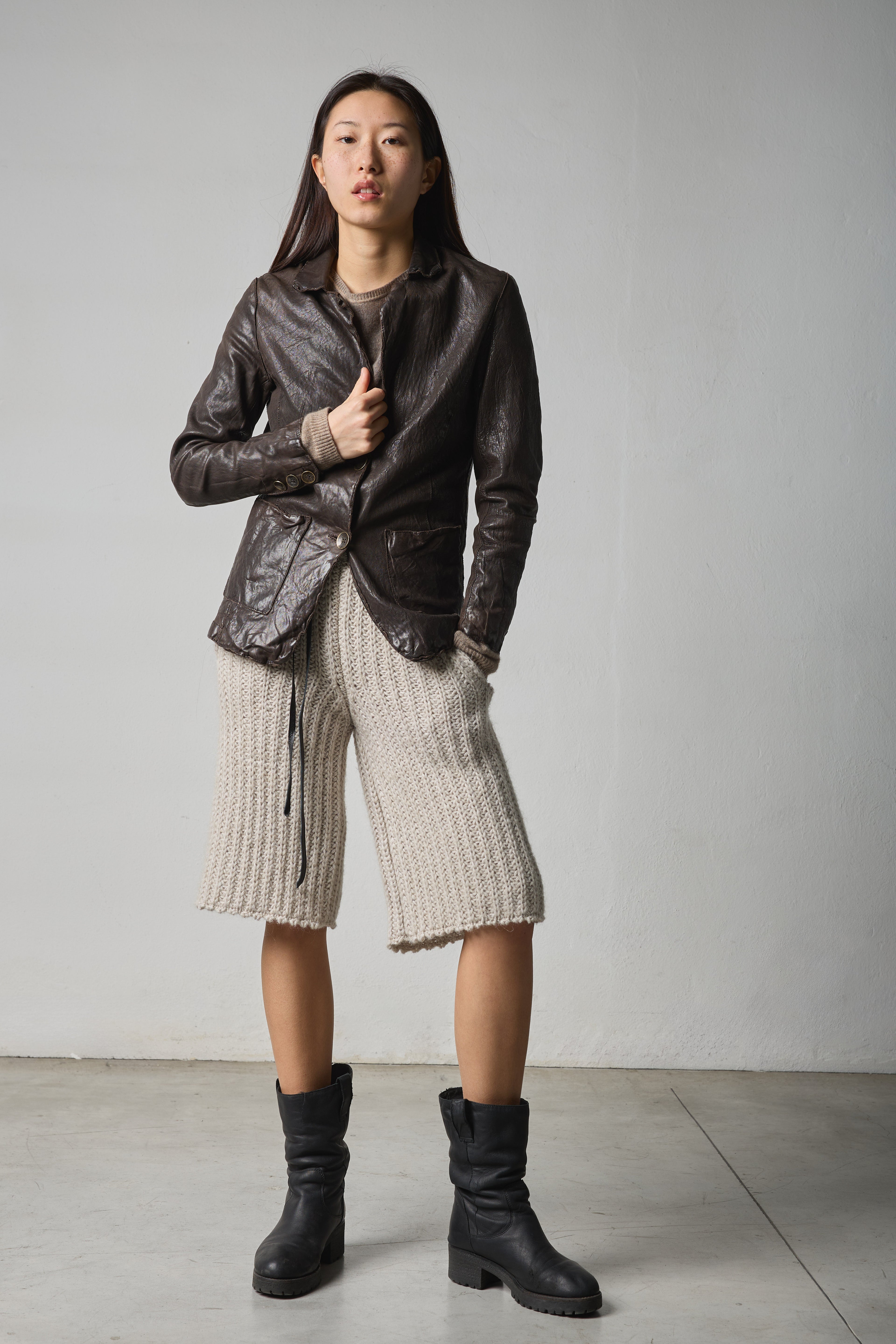 Real leather jacket LMJL021