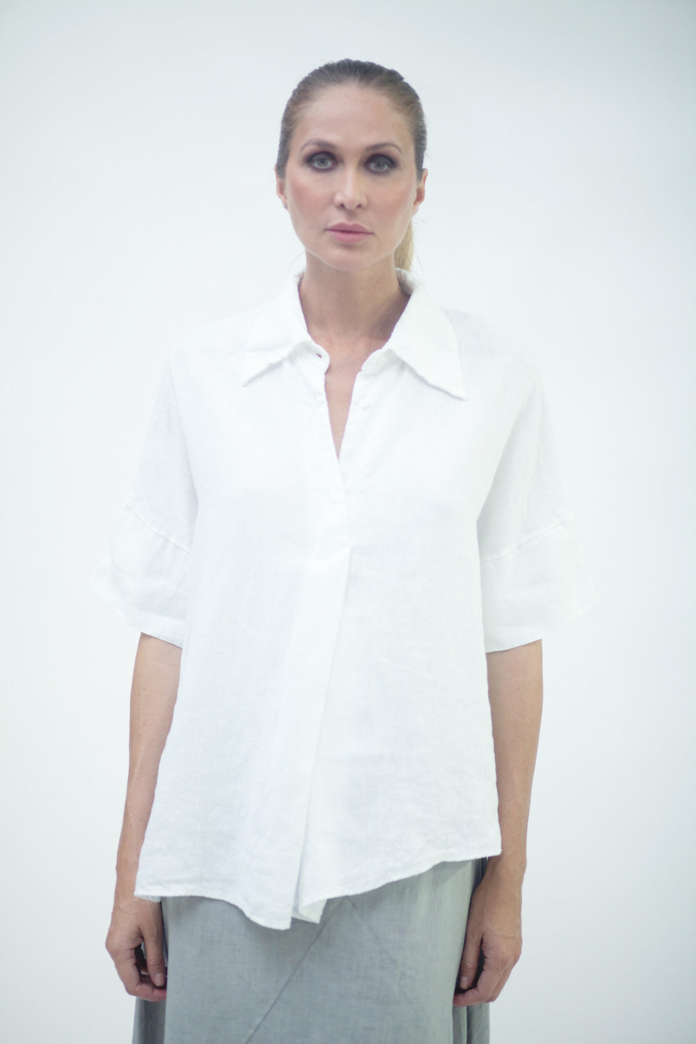 Camicia in lino donna LSL003
