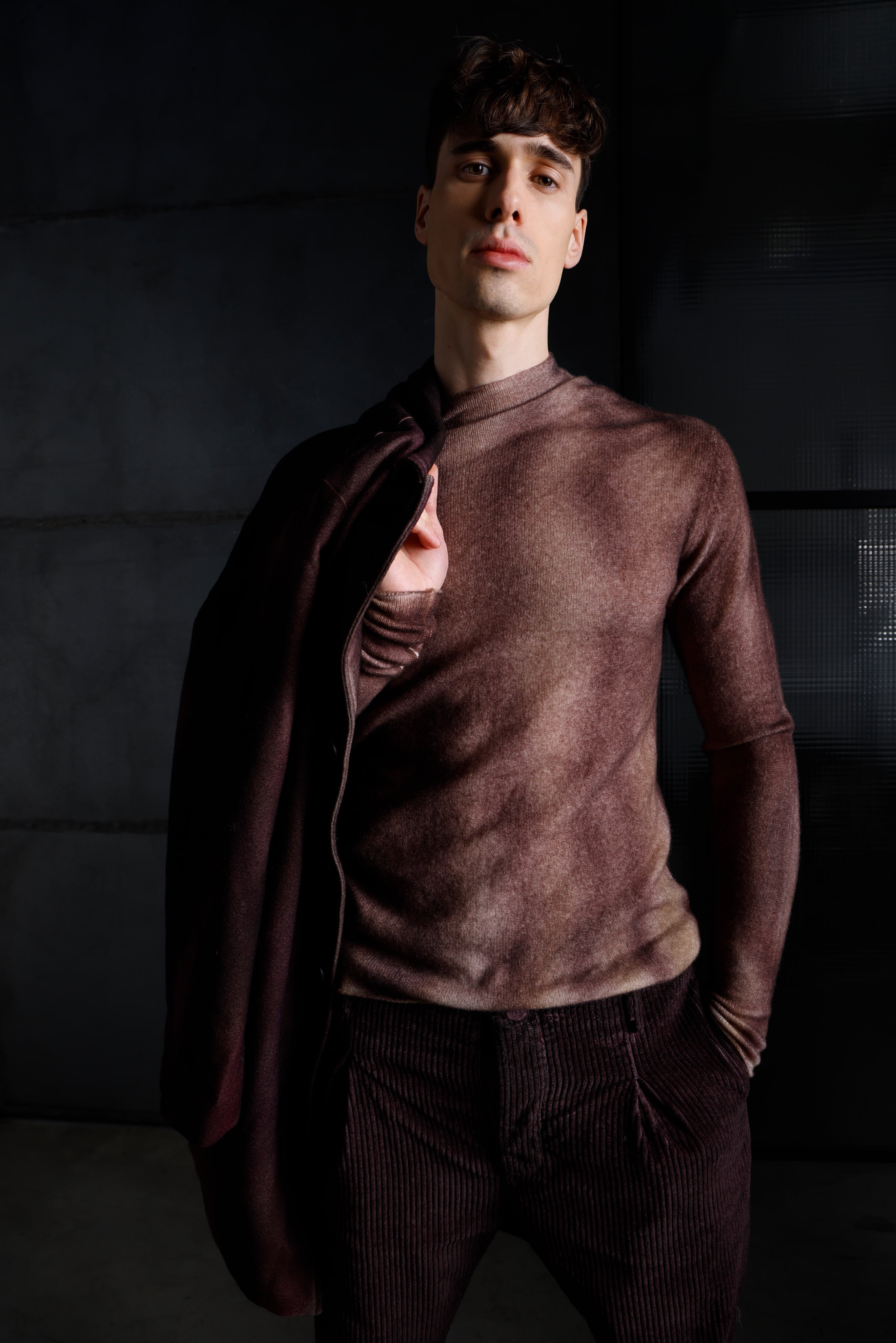 Men's cashmere sweater MKN004 K341 SH 0