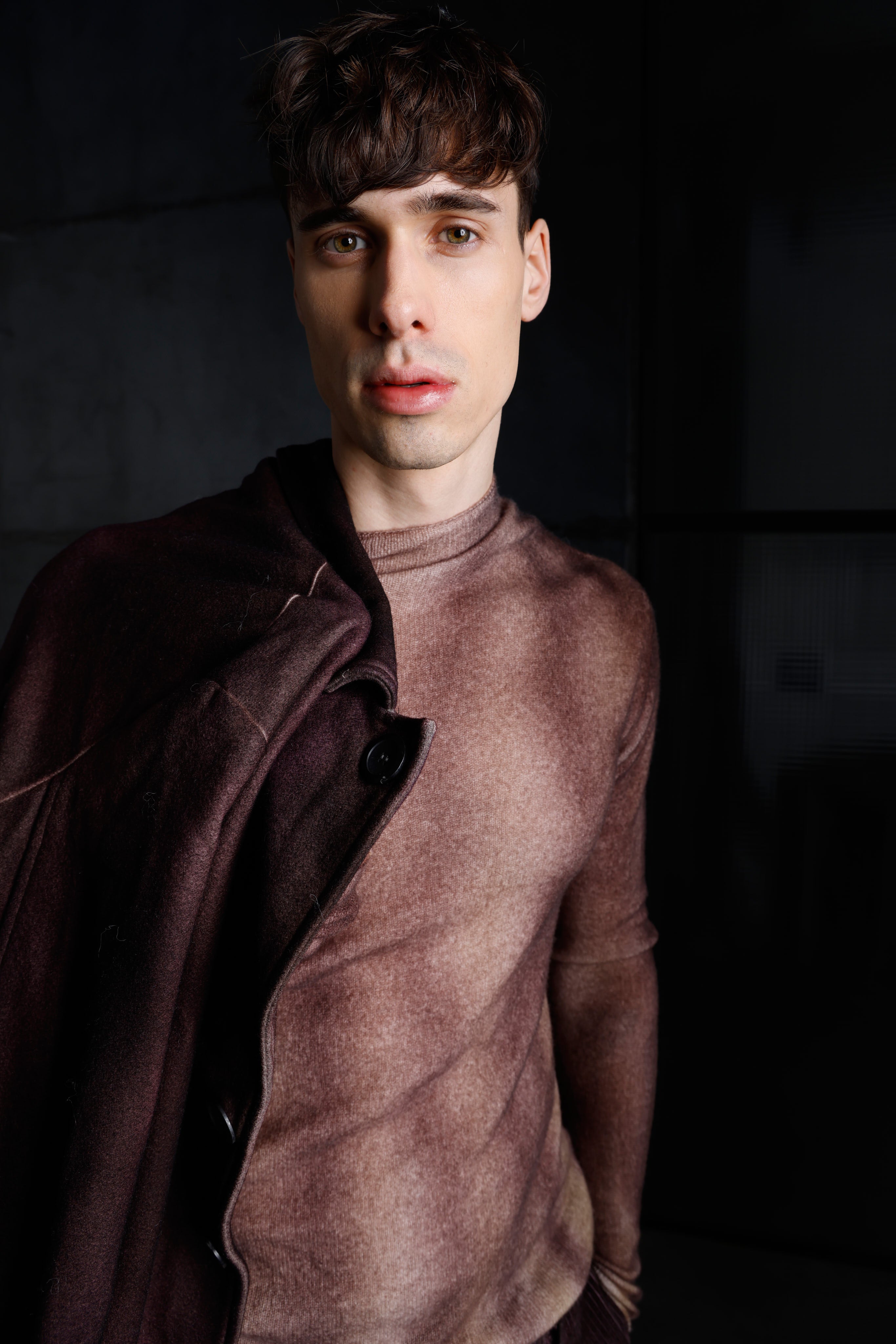 Men's cashmere sweater MKN004 K341 SH 0