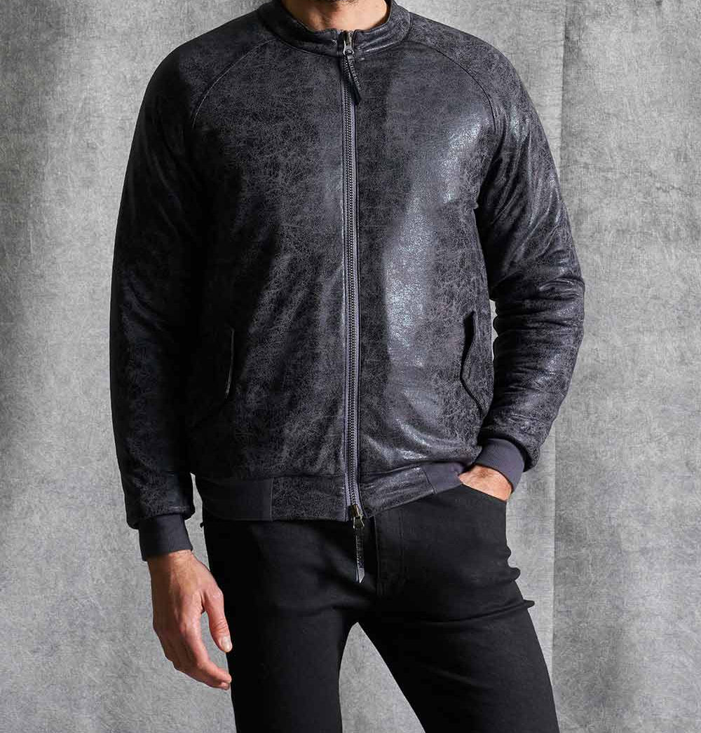 MJA051 Men’s padded jacket with coat effect MJA051