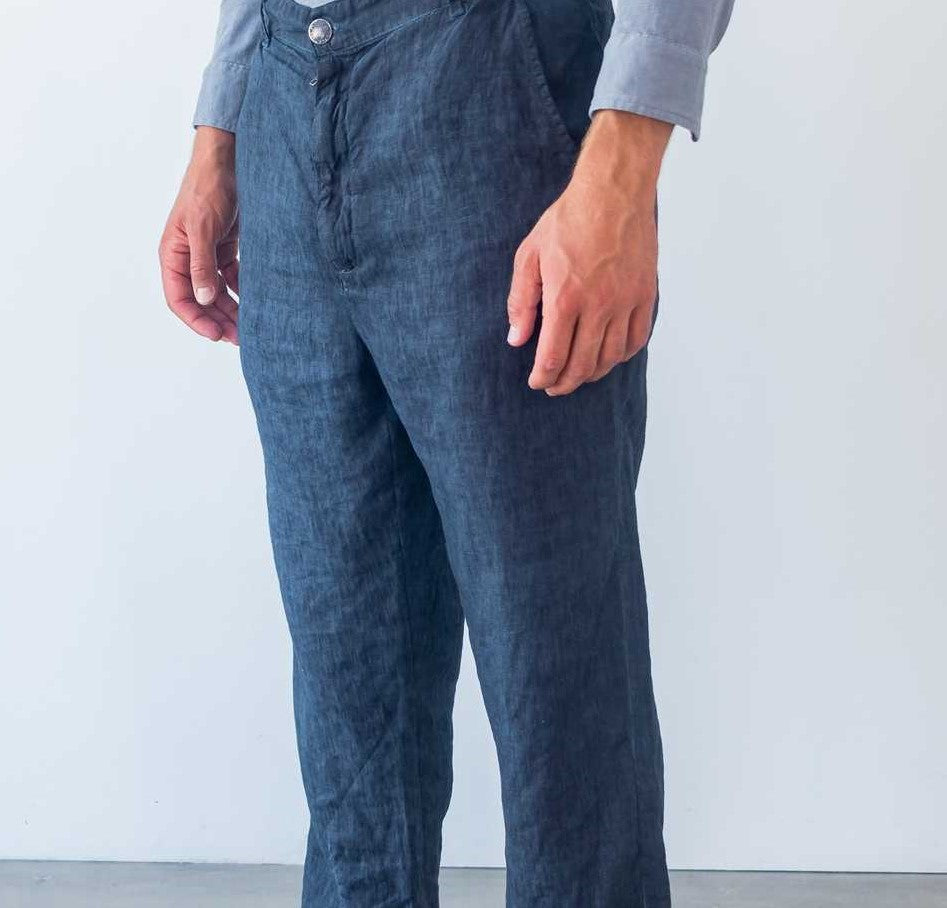 Pantalone in lino uomo MPA011