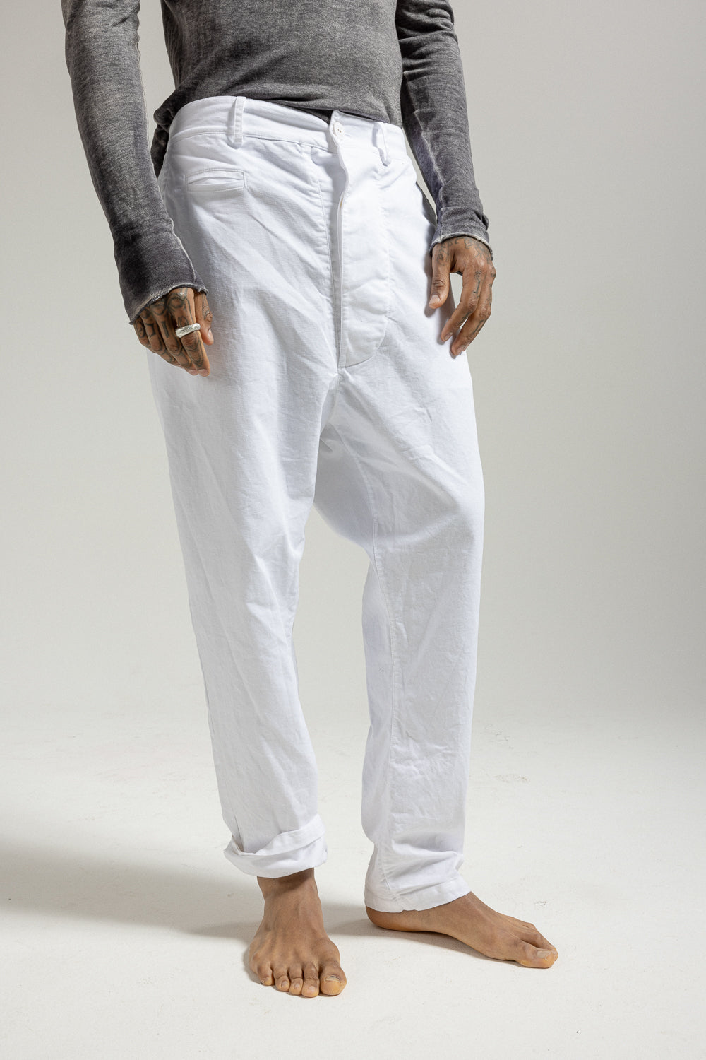 Pantalone in misto cotone uomo MPA074 W107
