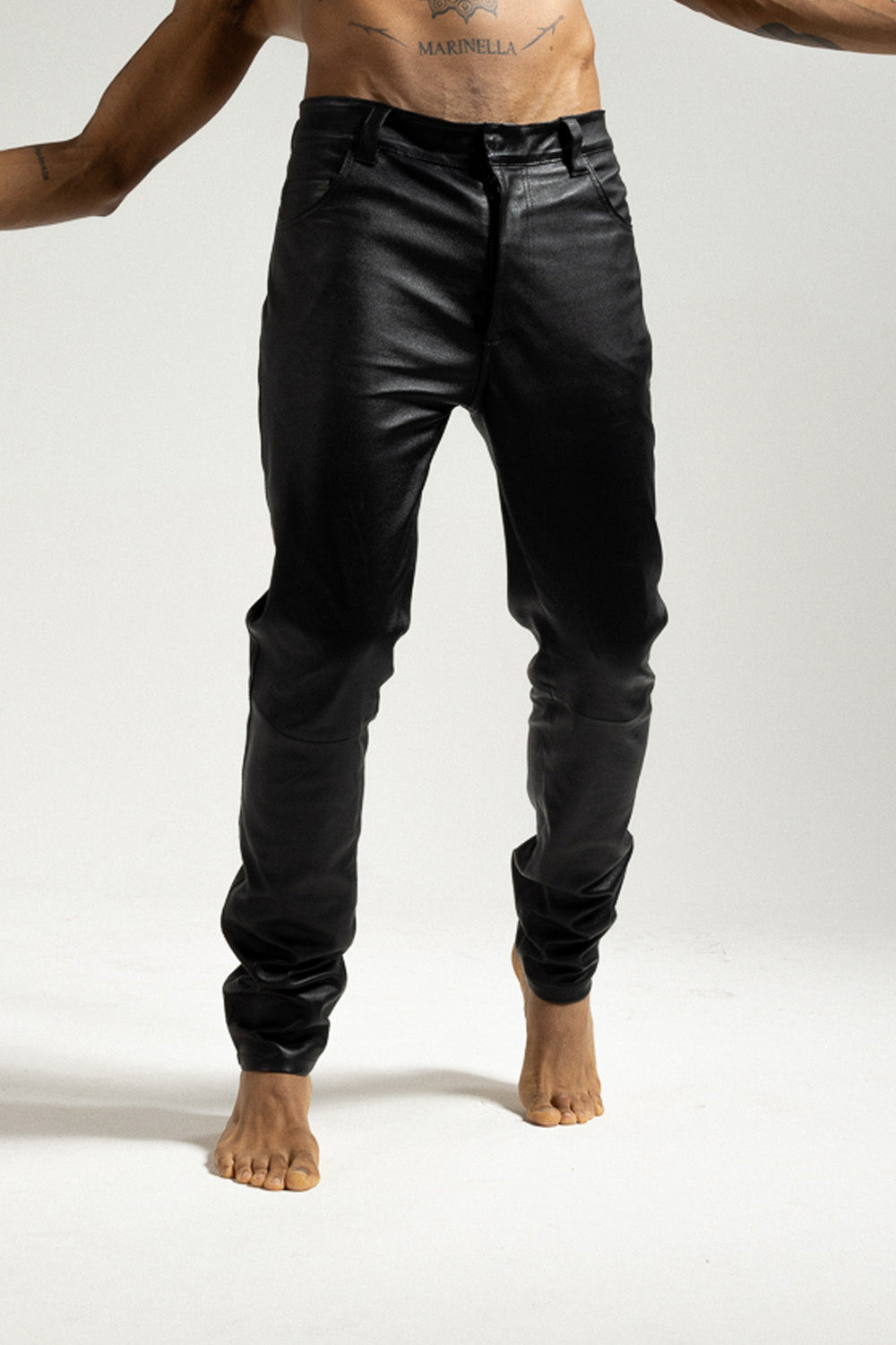 Pantalone in pelle uomo MPAL001