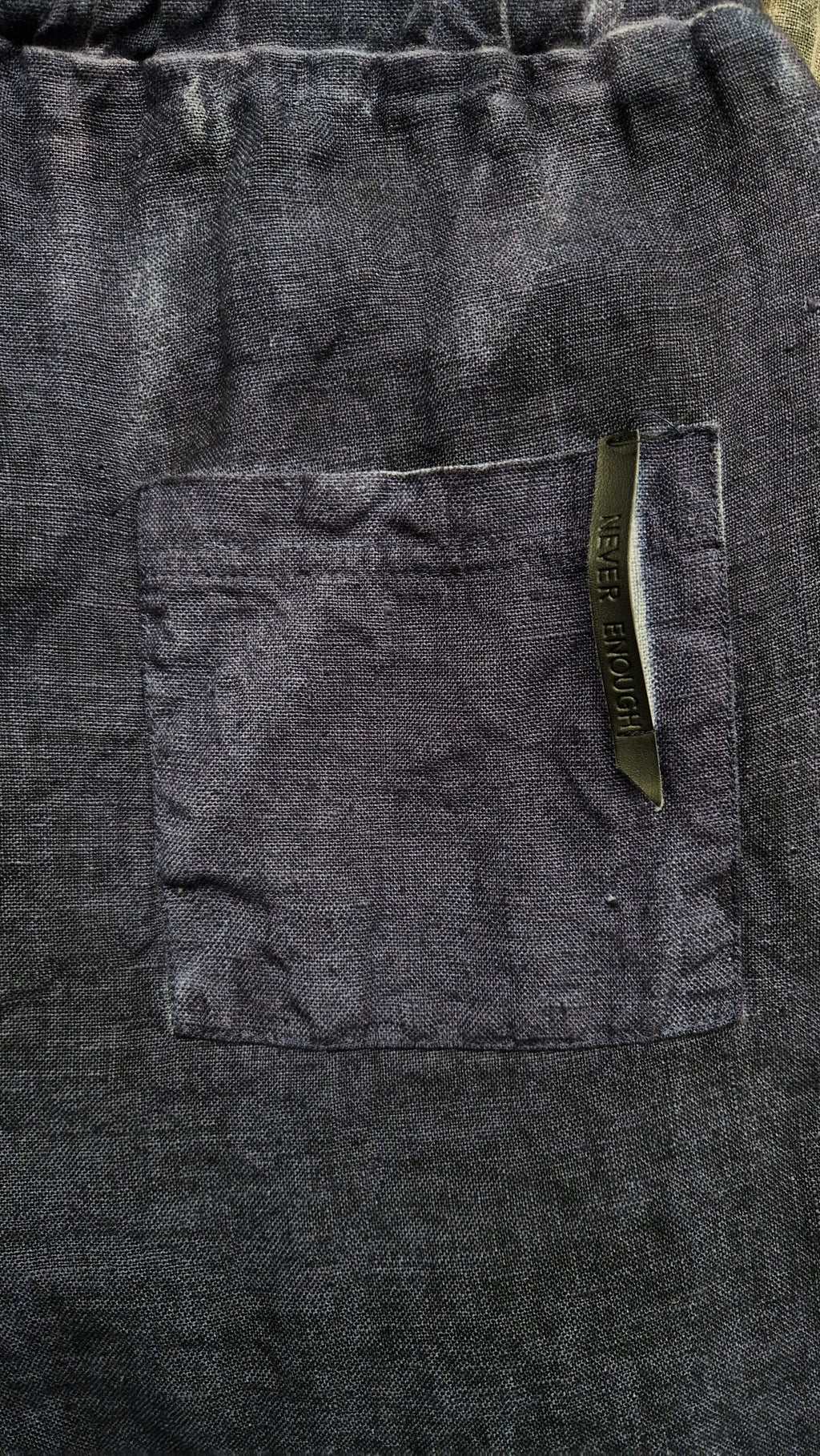 Pantalone puro lino tinteggiato MPA058 SH 0