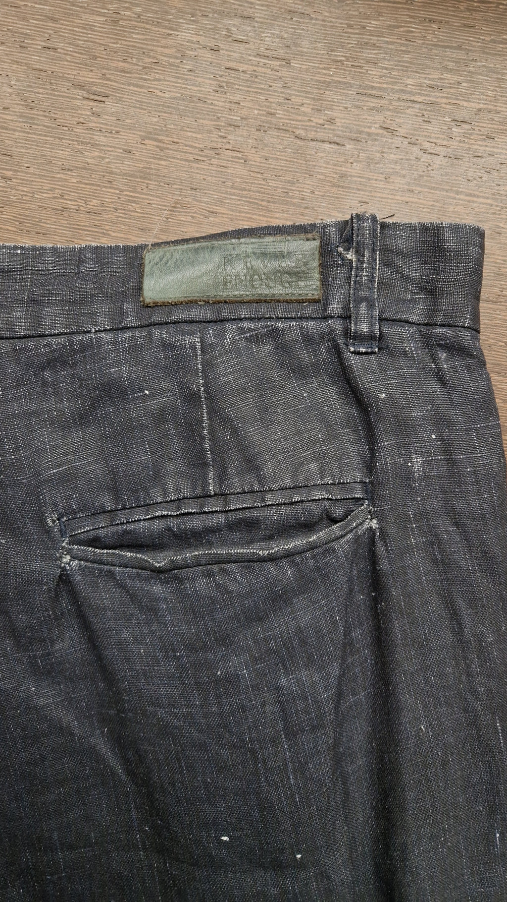 Pantalone uomo strutturato cotone lino MPA064