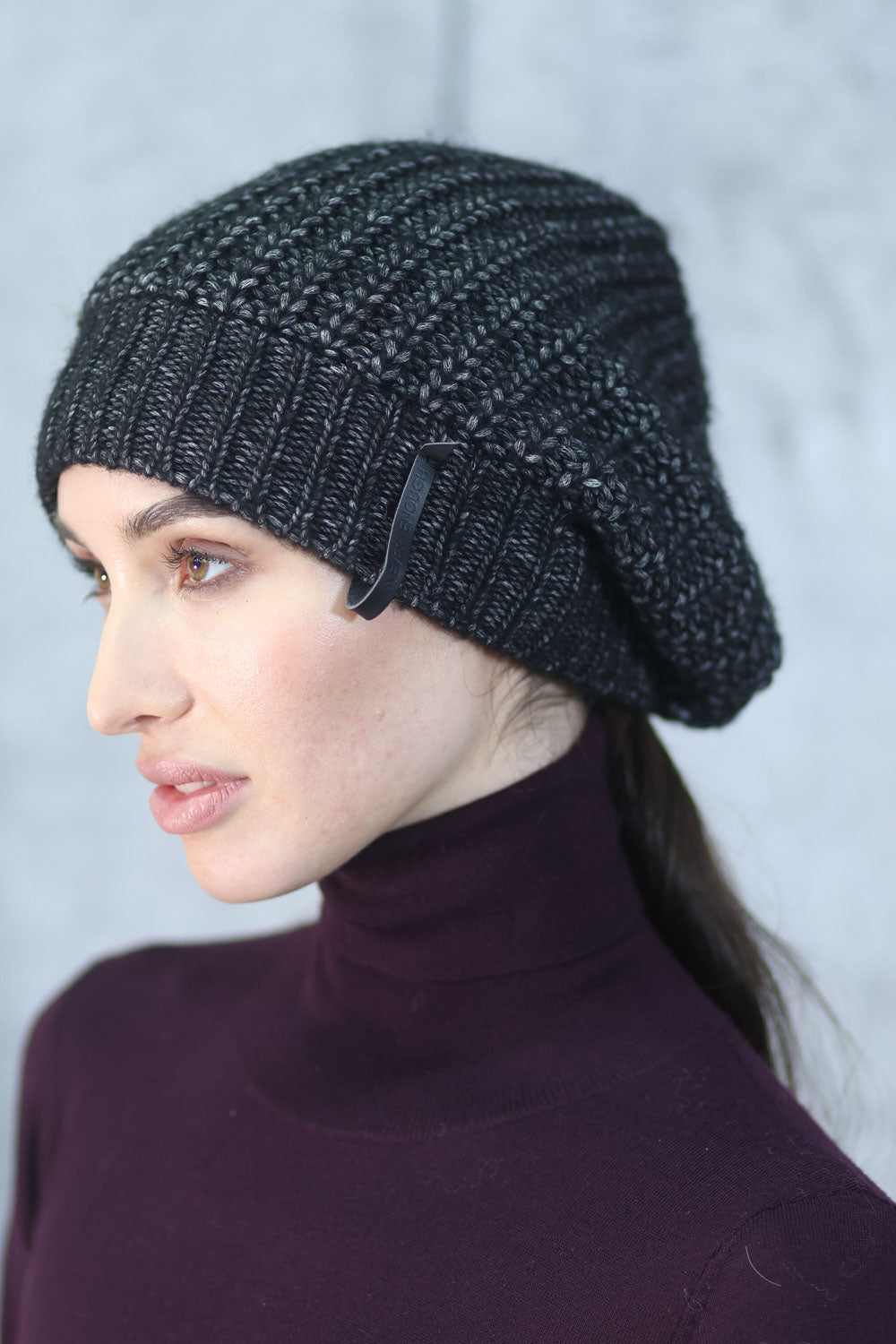 Cappello in alpaca e lana unisex CAP 02 K288