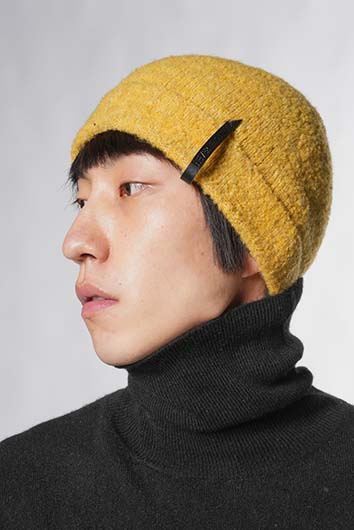 Cappello unisex in lana e alpaca CAP PLAIN