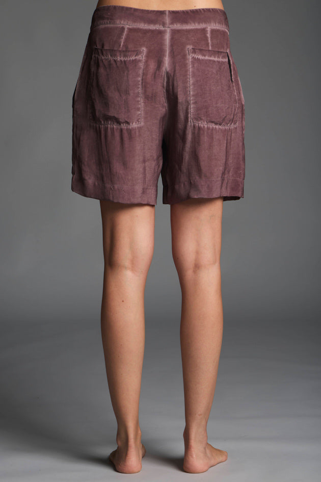 Pantaloncini in 100% cupro donna LBE001 W121T