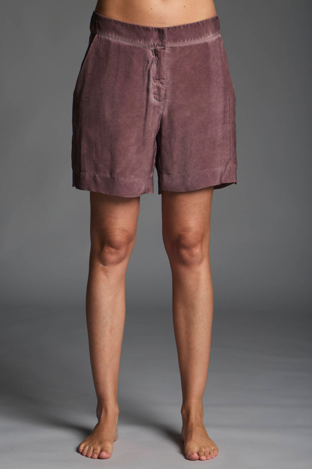 Pantaloncini in 100% cupro donna LBE001 W121T