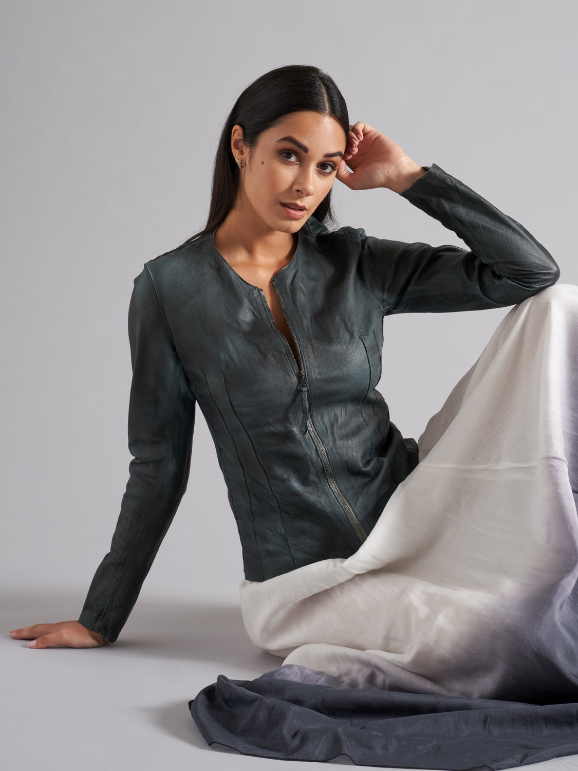 Giacca in vera pelle LJL007