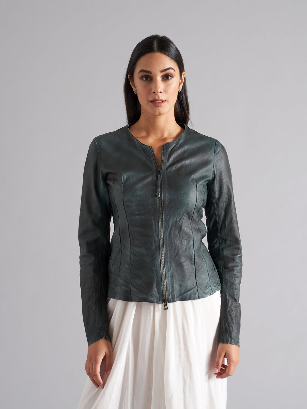 Giacca in vera pelle LJL007