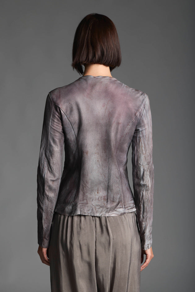 Giacca in vera pelle tinteggiata LJL007 LT-03