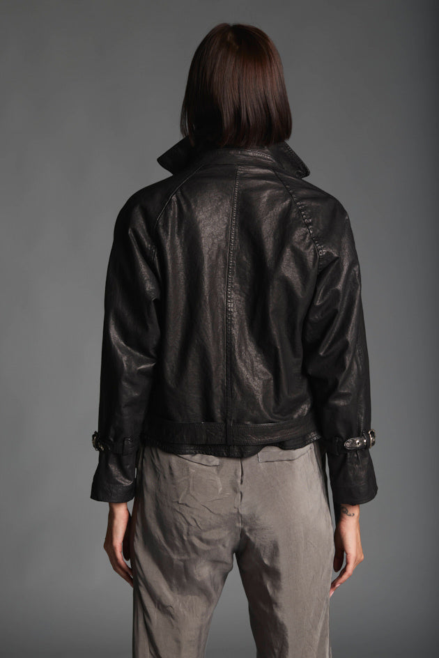 Giacca in vera pelle donna LJL048