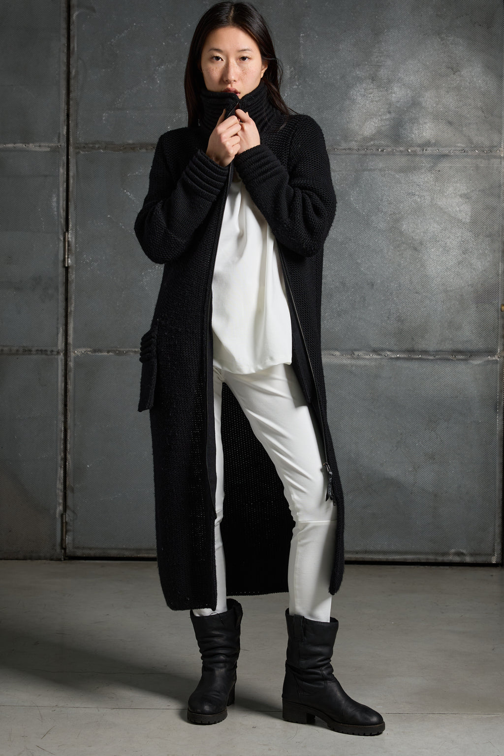 Cardigan in lana donna LKC001