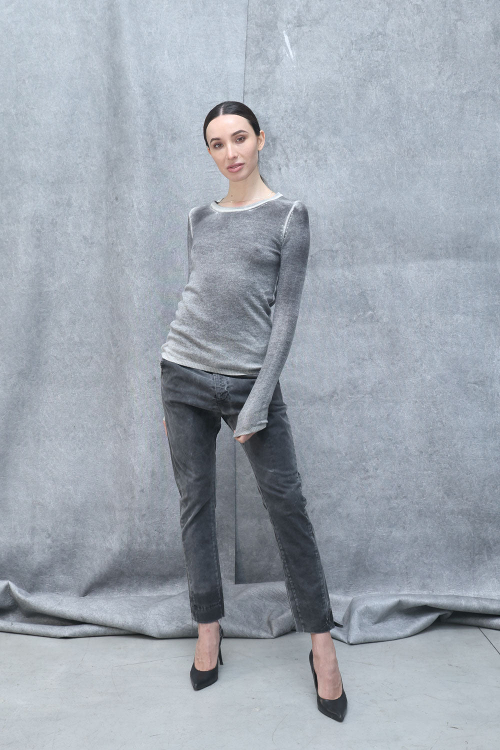 Maglia donna in cachemire 100%  LKN012 SHADED