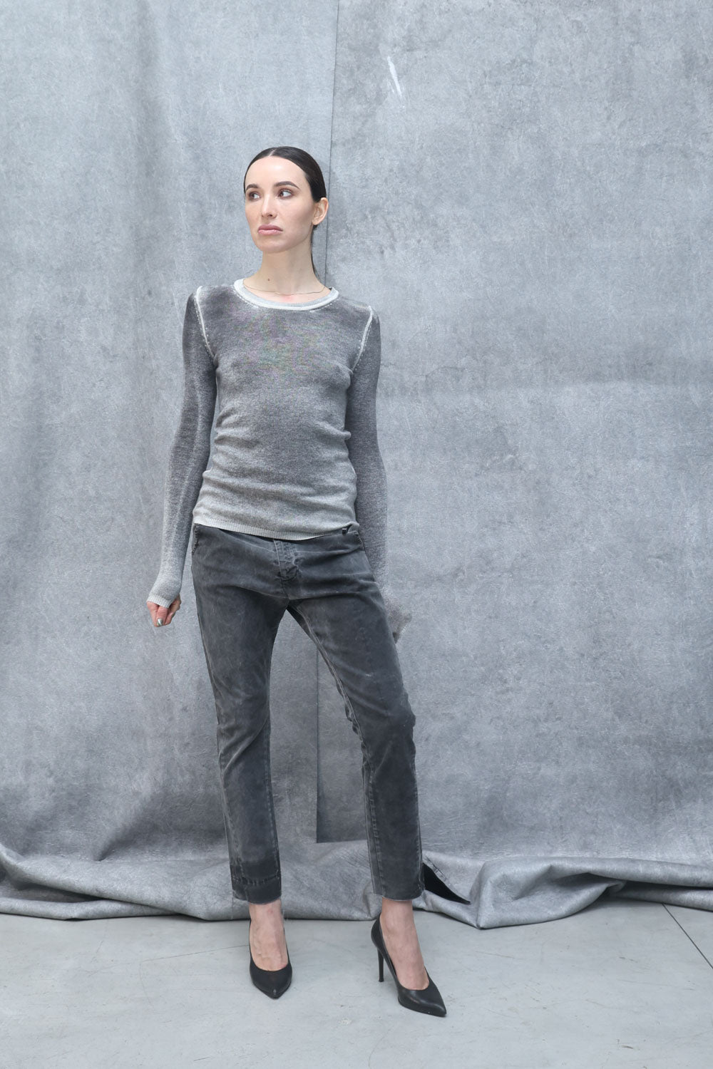 Maglia donna in cachemire 100%  LKN012 SHADED