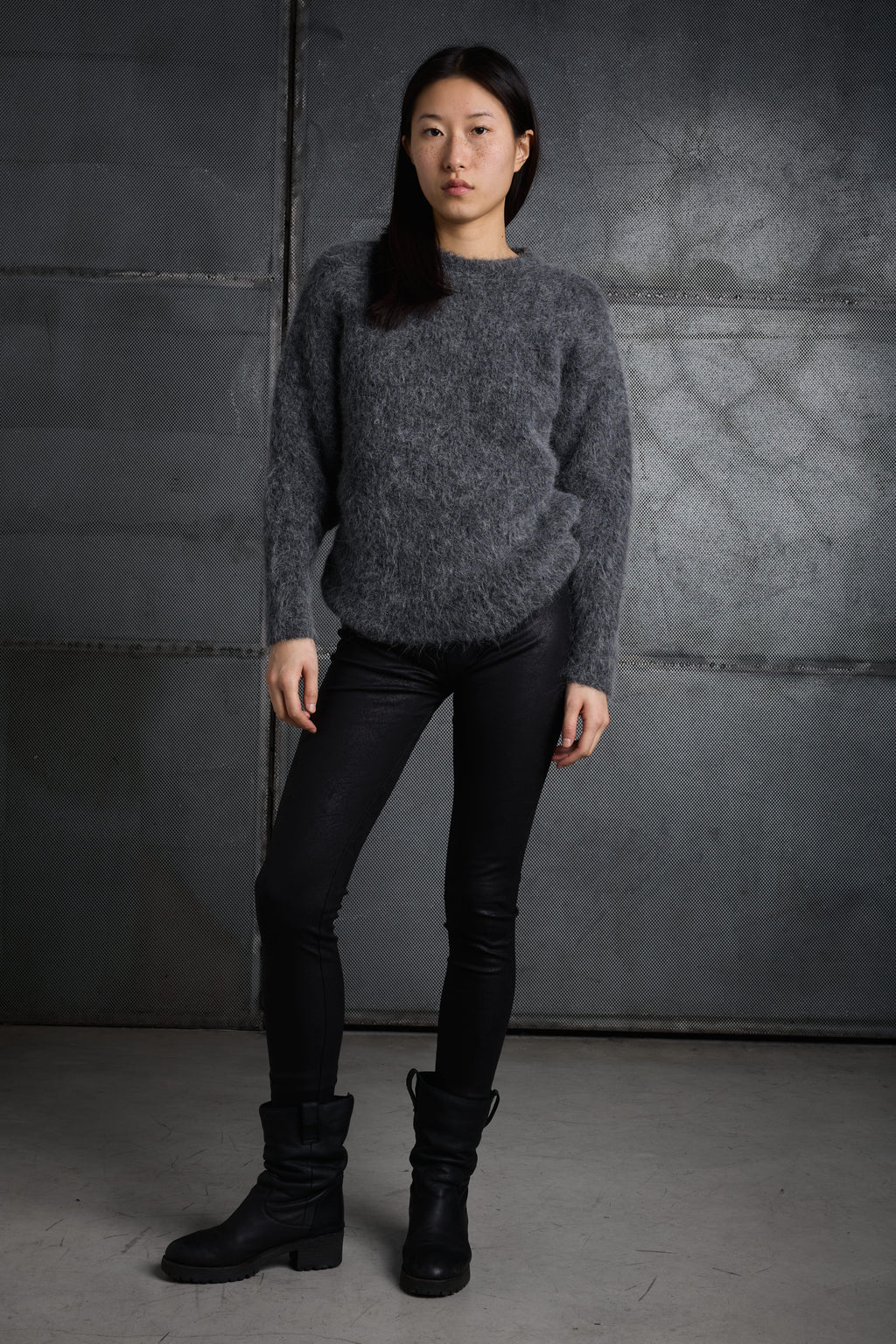 Pantaloni leggings ecopelle donna LPA012
