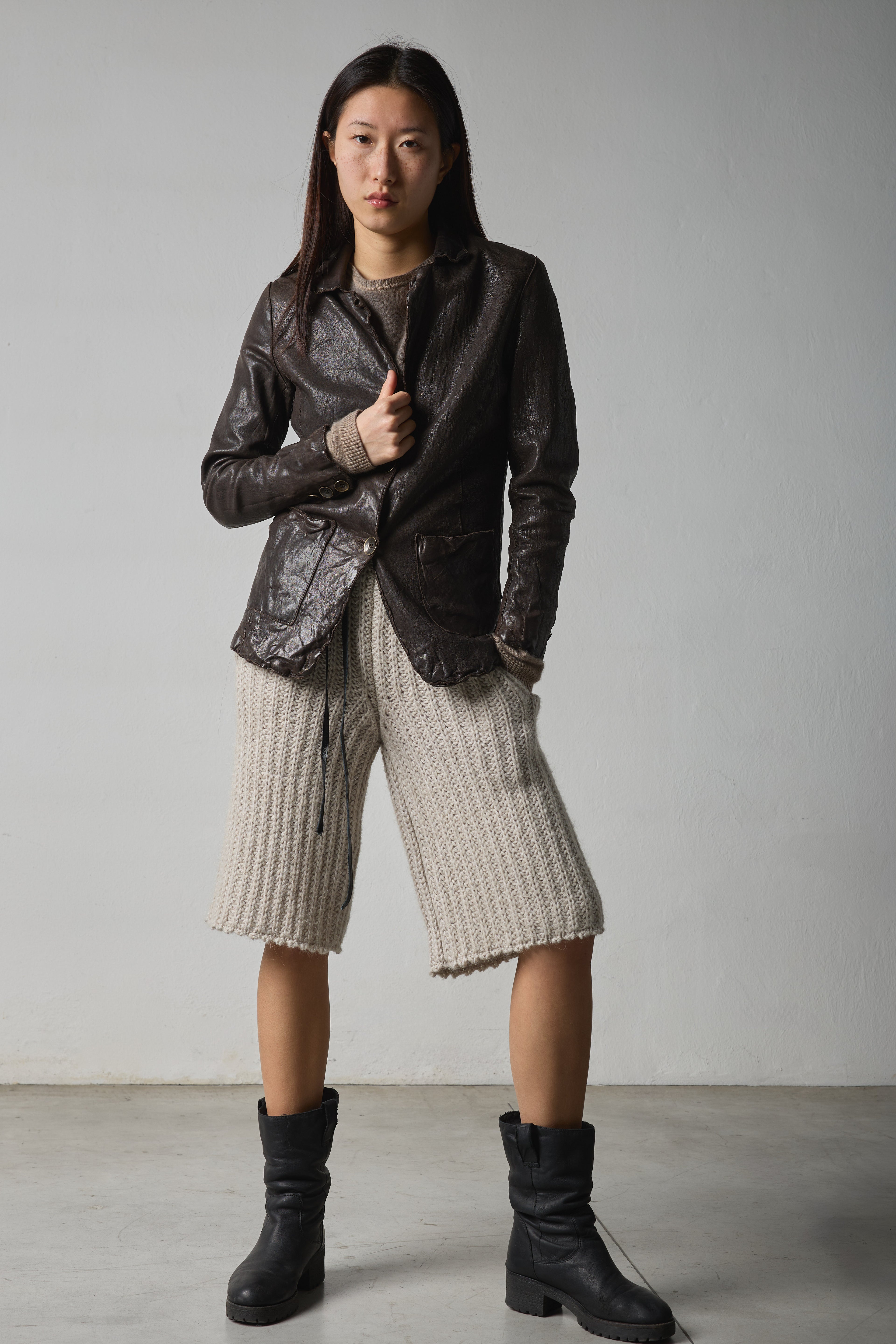 Real leather jacket LMJL021