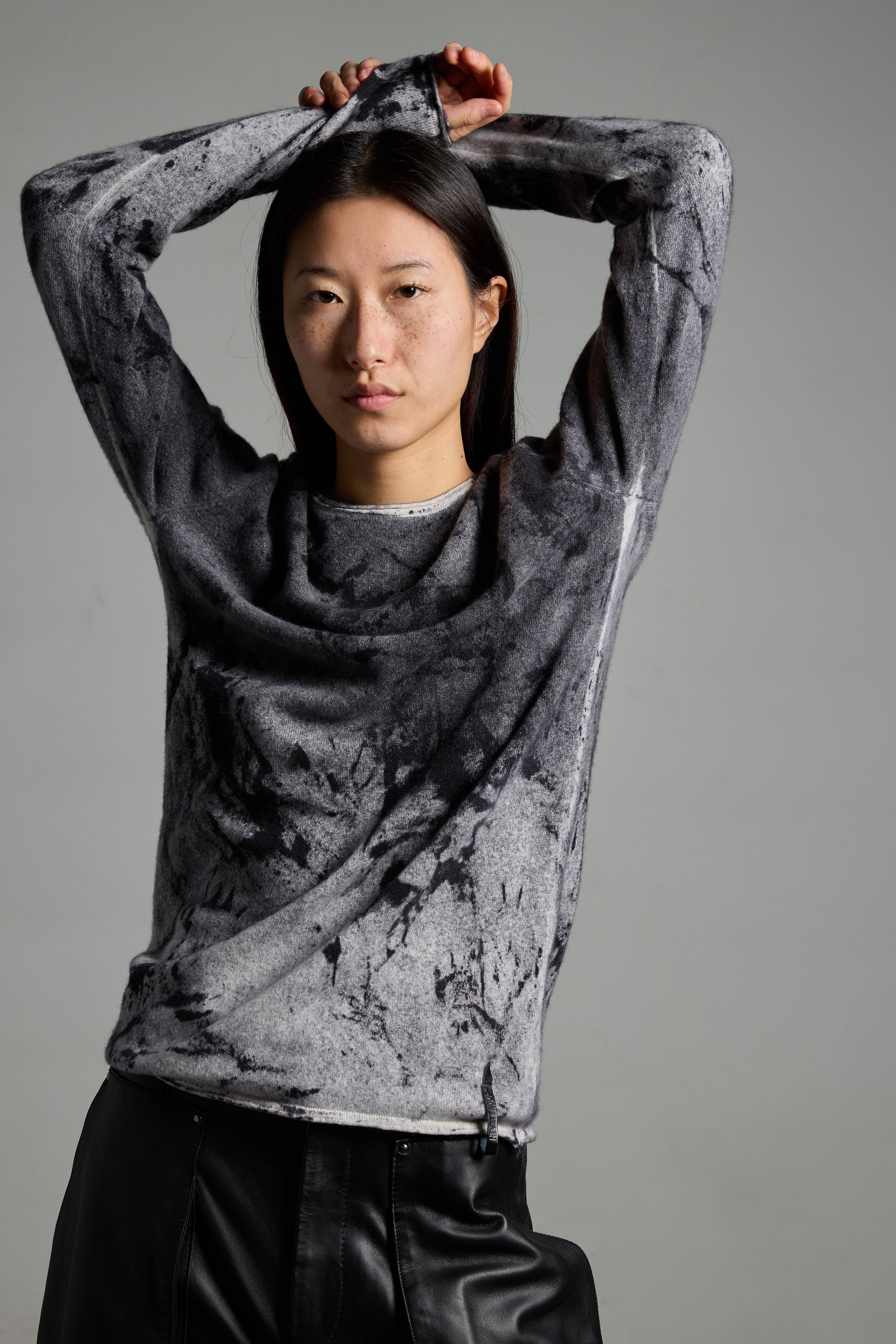 Women's Cashmere Sweater LMKN031 SHADED 2