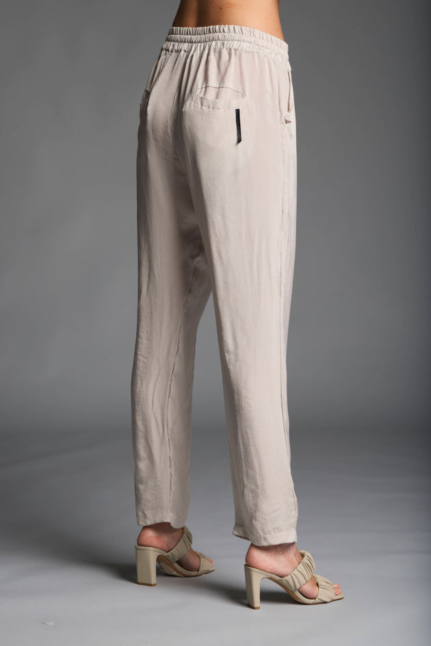Pantalone in 100% cupro donna LMPA020 W121
