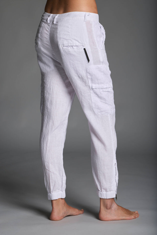 Pantalone in lino donna LMPA069 W045