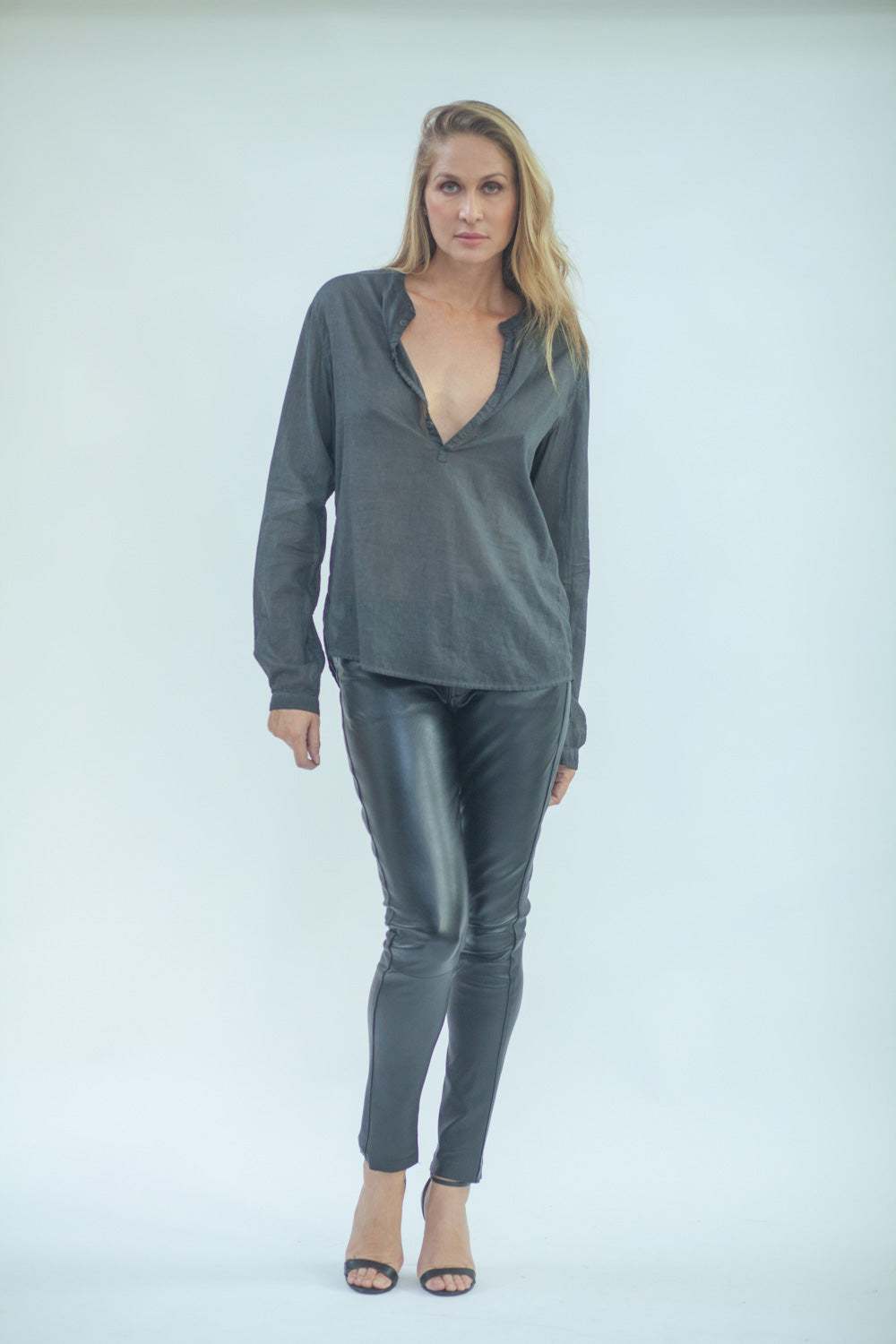 Men's cotton shirt MSL009 W133