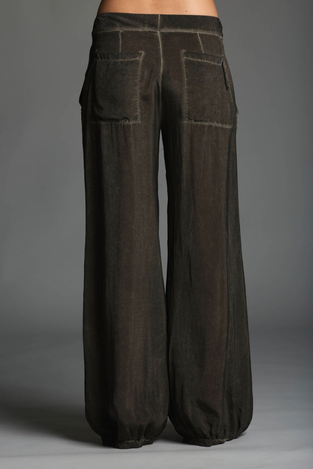 Pantalone cupro donna LPA044 DYE