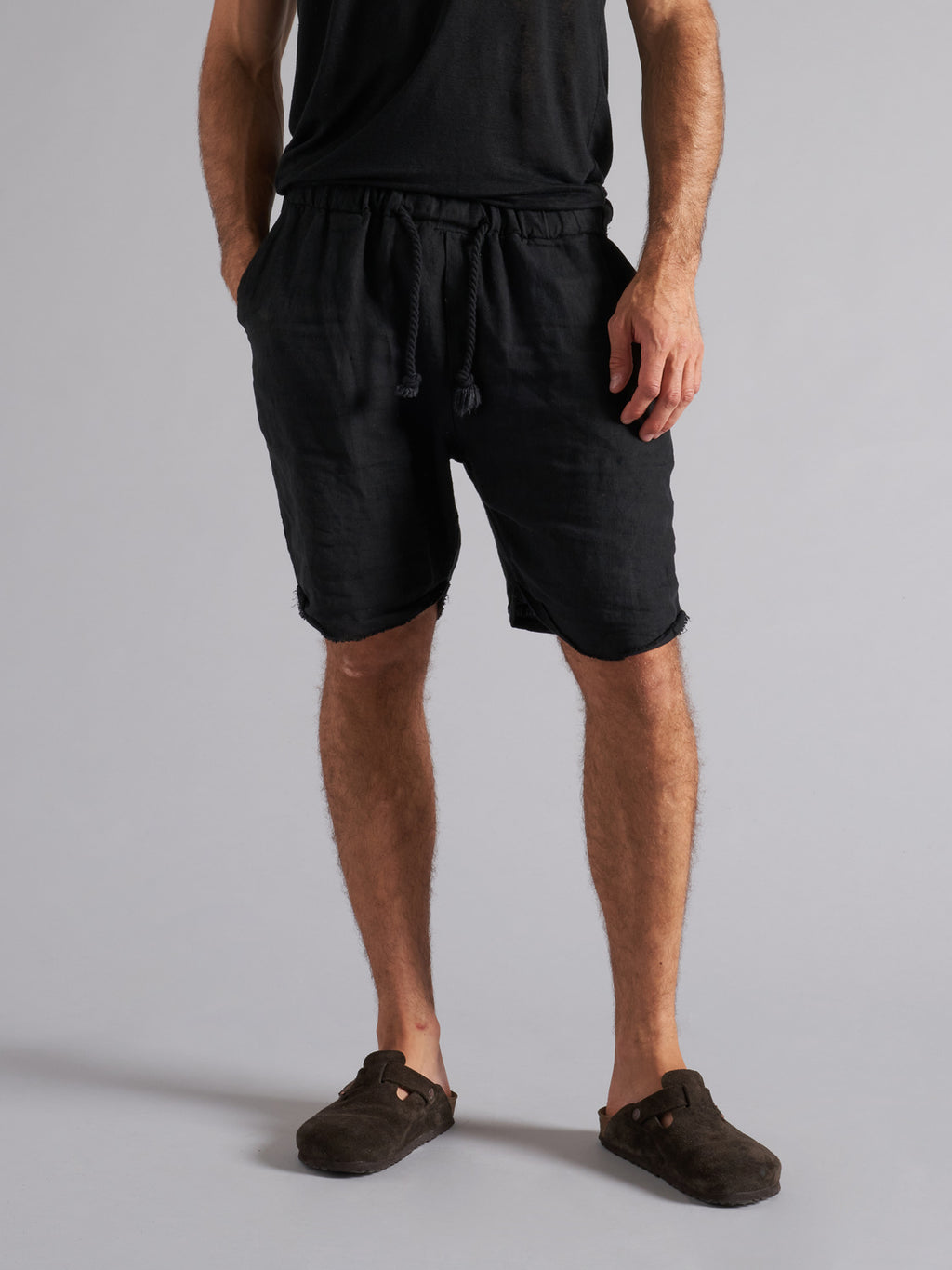 Bermuda in lino uomo MBE004 W142