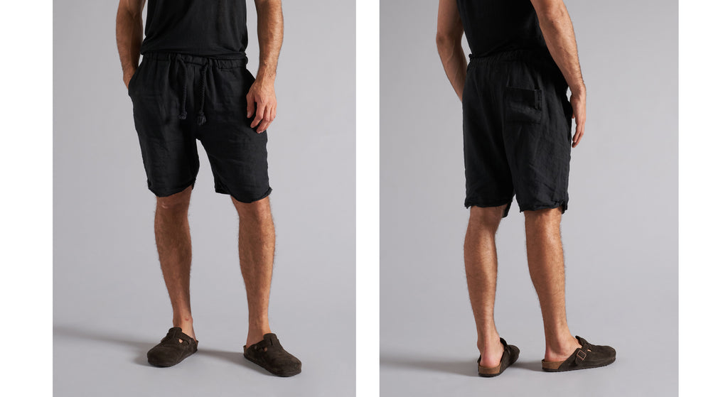Bermuda in lino uomo MBE004 W142