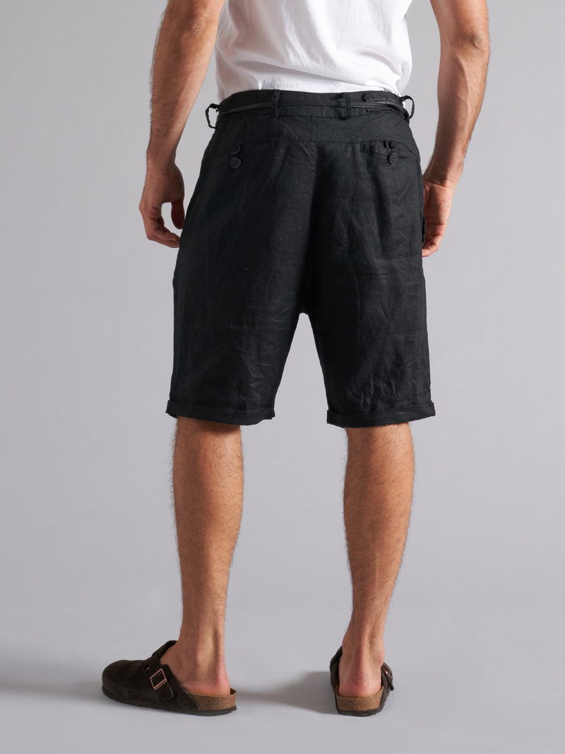 Men's linen Bermuda shorts MBE006