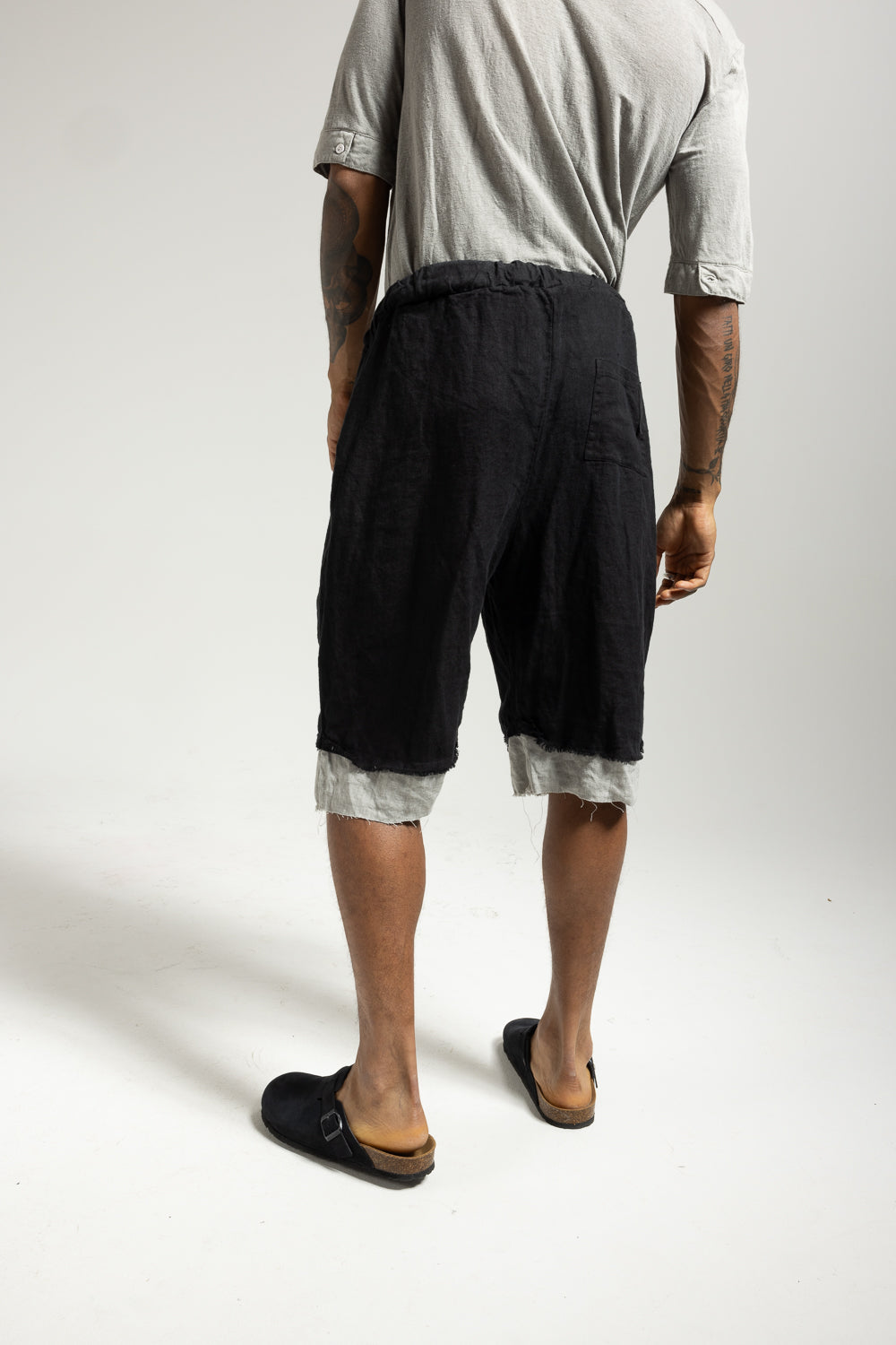 Men's Linen Bermuda Shorts MBE037