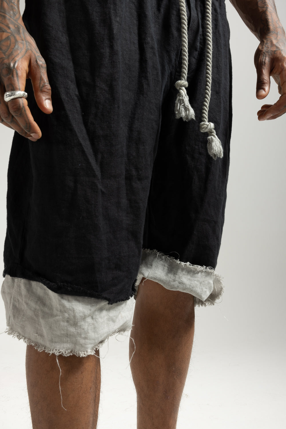 Men's Linen Bermuda Shorts MBE037