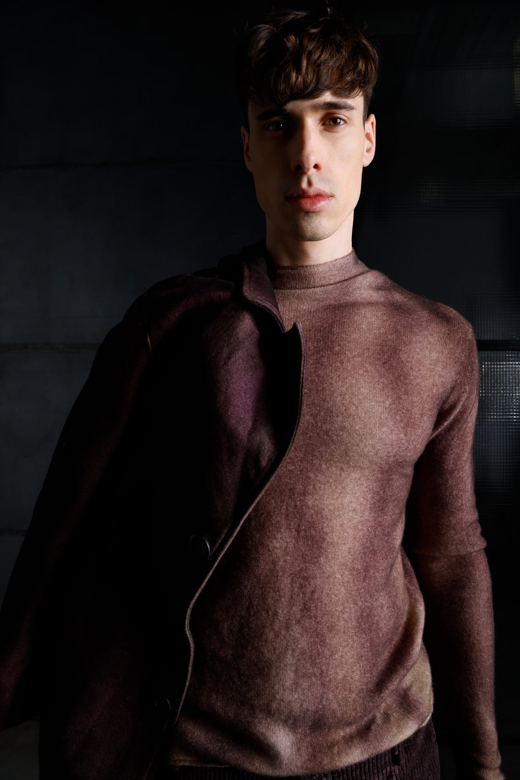 Men's cashmere sweater MKN004 K341 SH 0