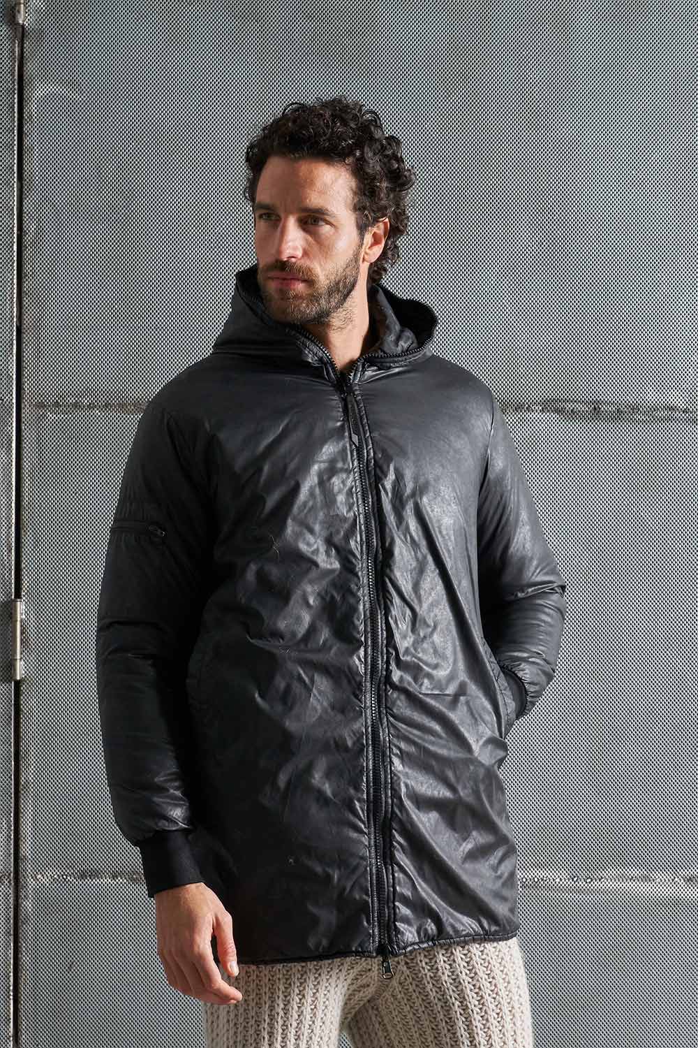 Giacca uomo reversibile coat. due giubbotti in uno  MJA038