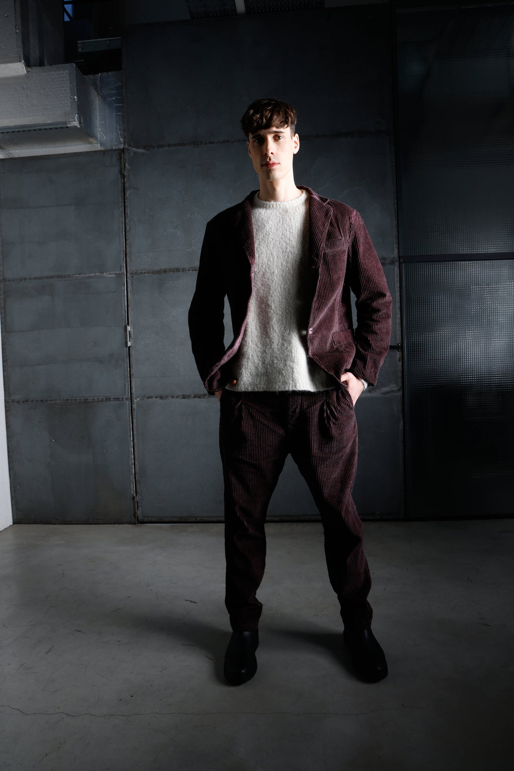 MPA037 men's velvet trousers