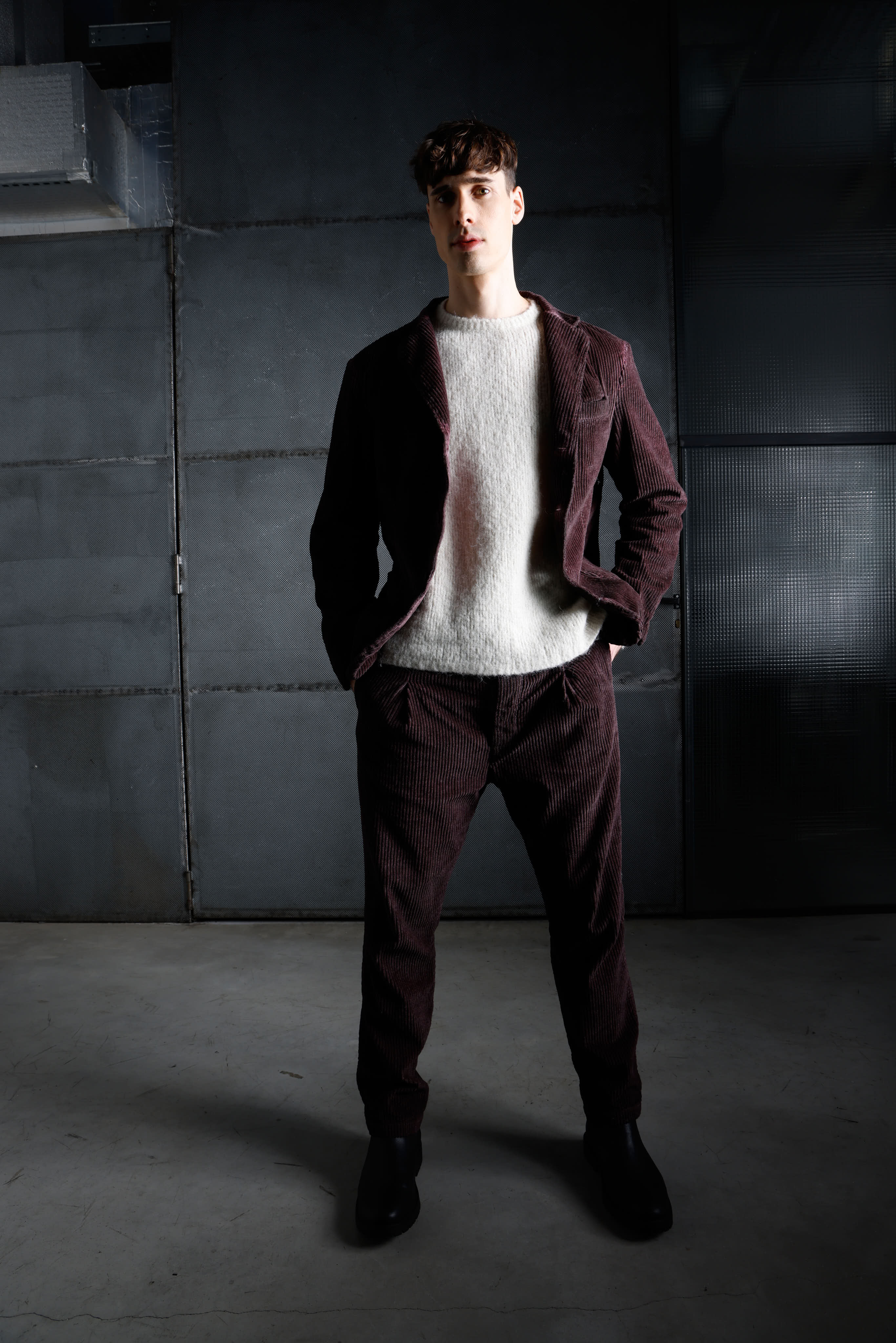 MPA037 men's velvet trousers