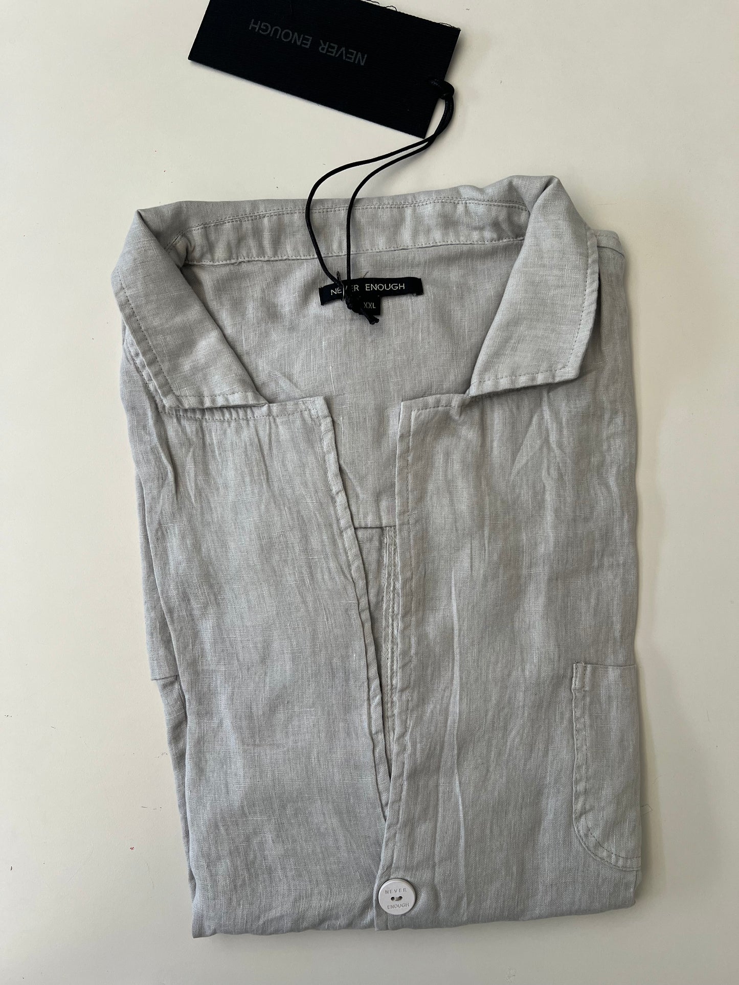 Giacca camicia in lino uomo MJA043
