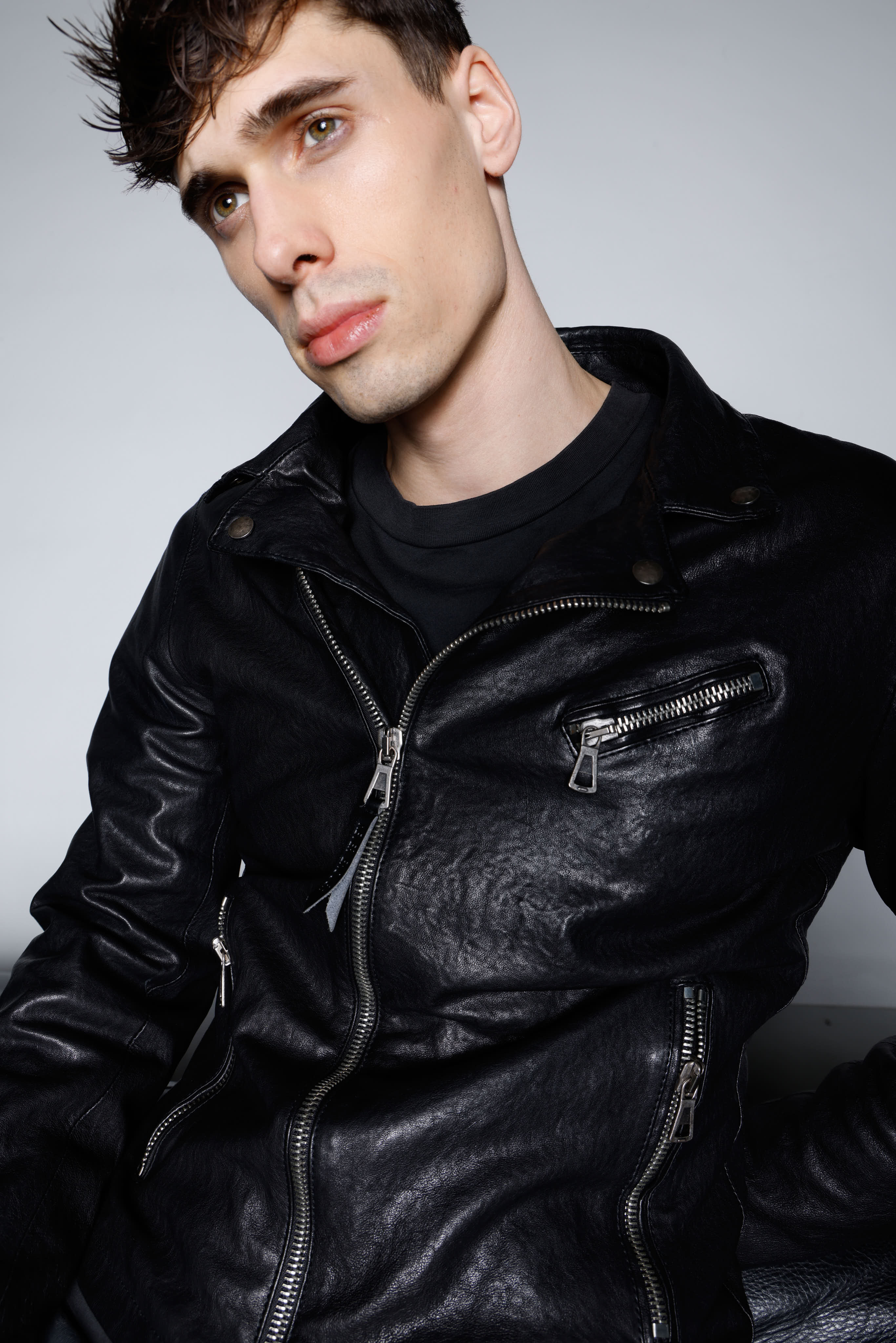 Leather jacket MJL006