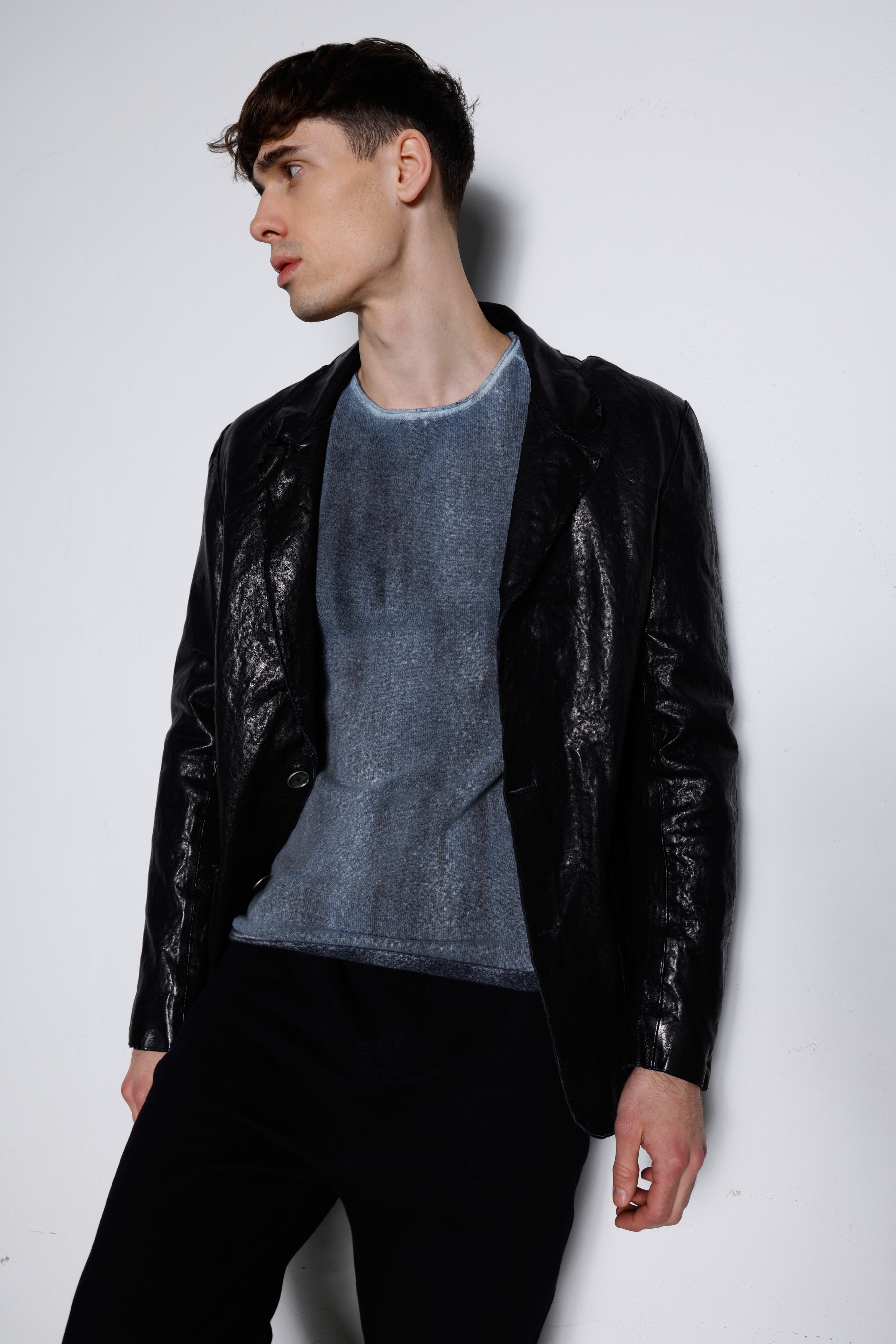 Maglione in cachemire shaded uomo MKN031 SH 1