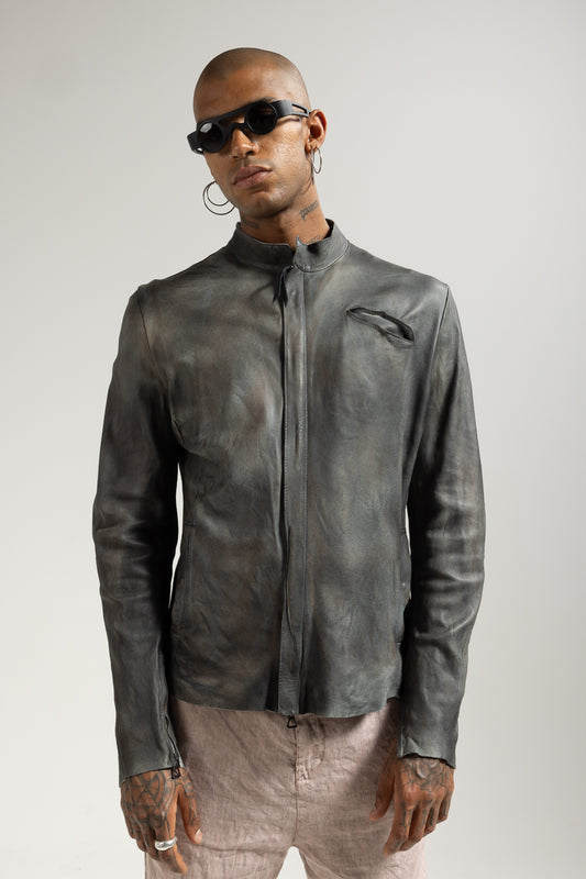 Giacca in vera pelle MJL029 LT-03