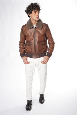 Leather jacket MJL032