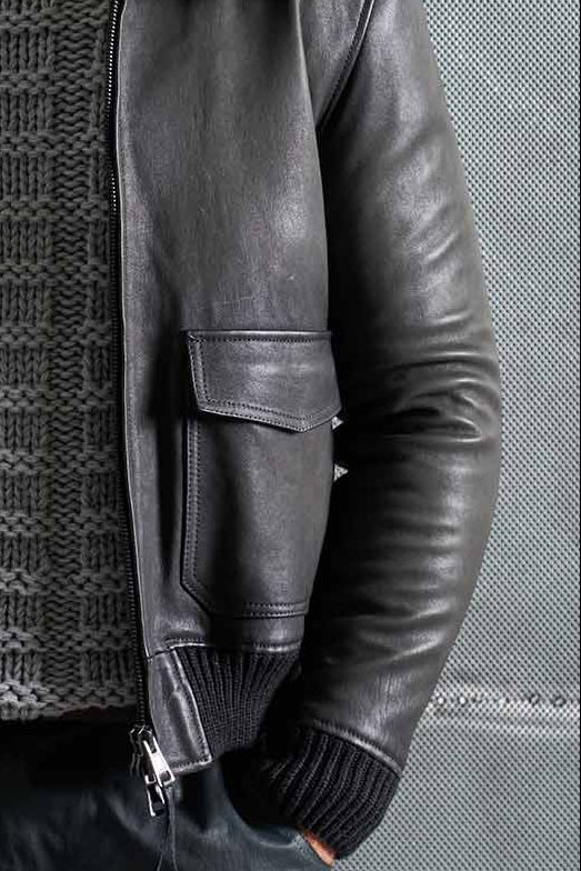 Giacca in vera pelle MJL032 LT-31 NO FUR