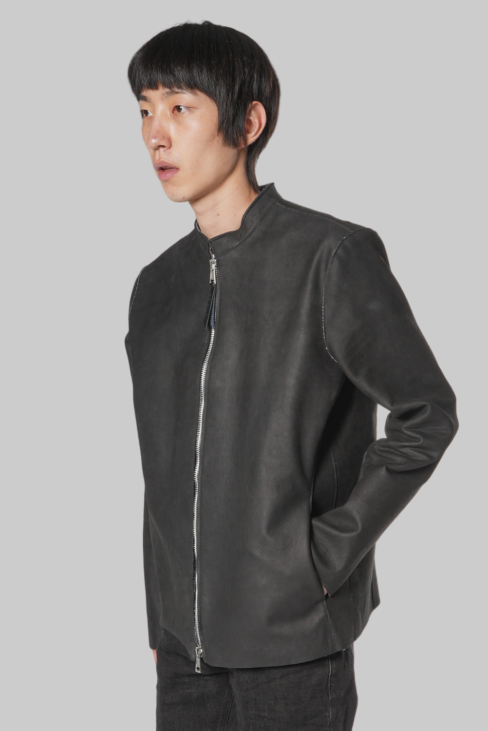 Giacca uomo in vera pelle inbottita MJL033