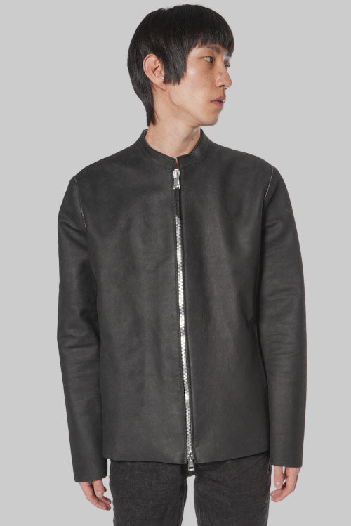 Giacca uomo in vera pelle inbottita MJL033