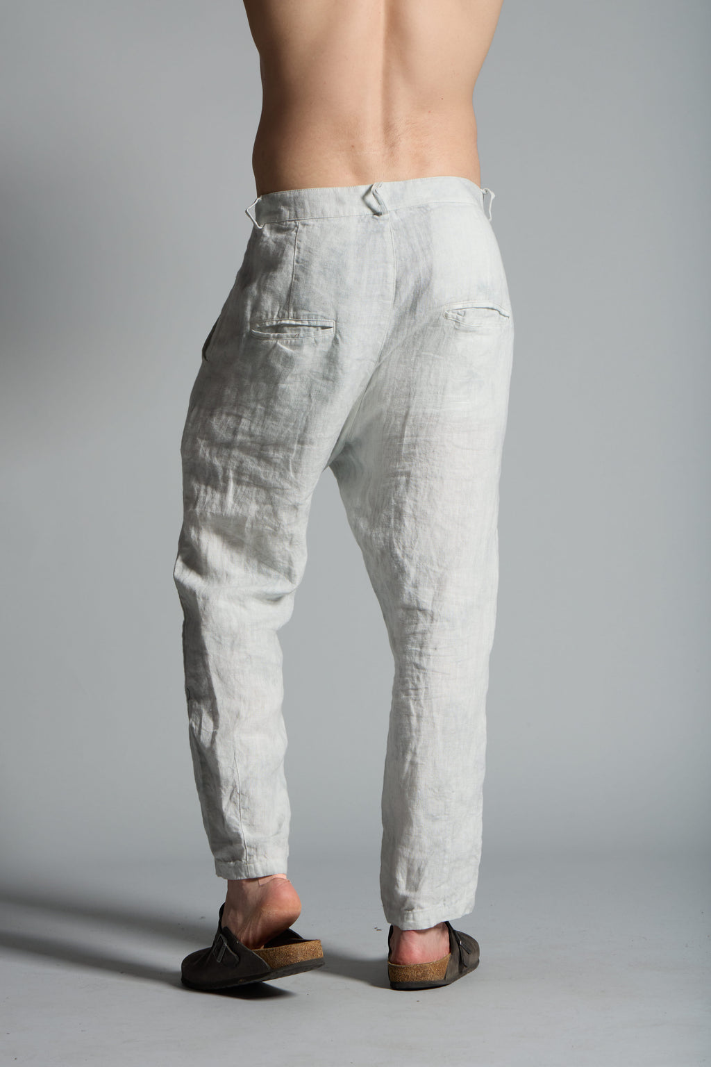 Pantalone in 100% lino uomo MPA011