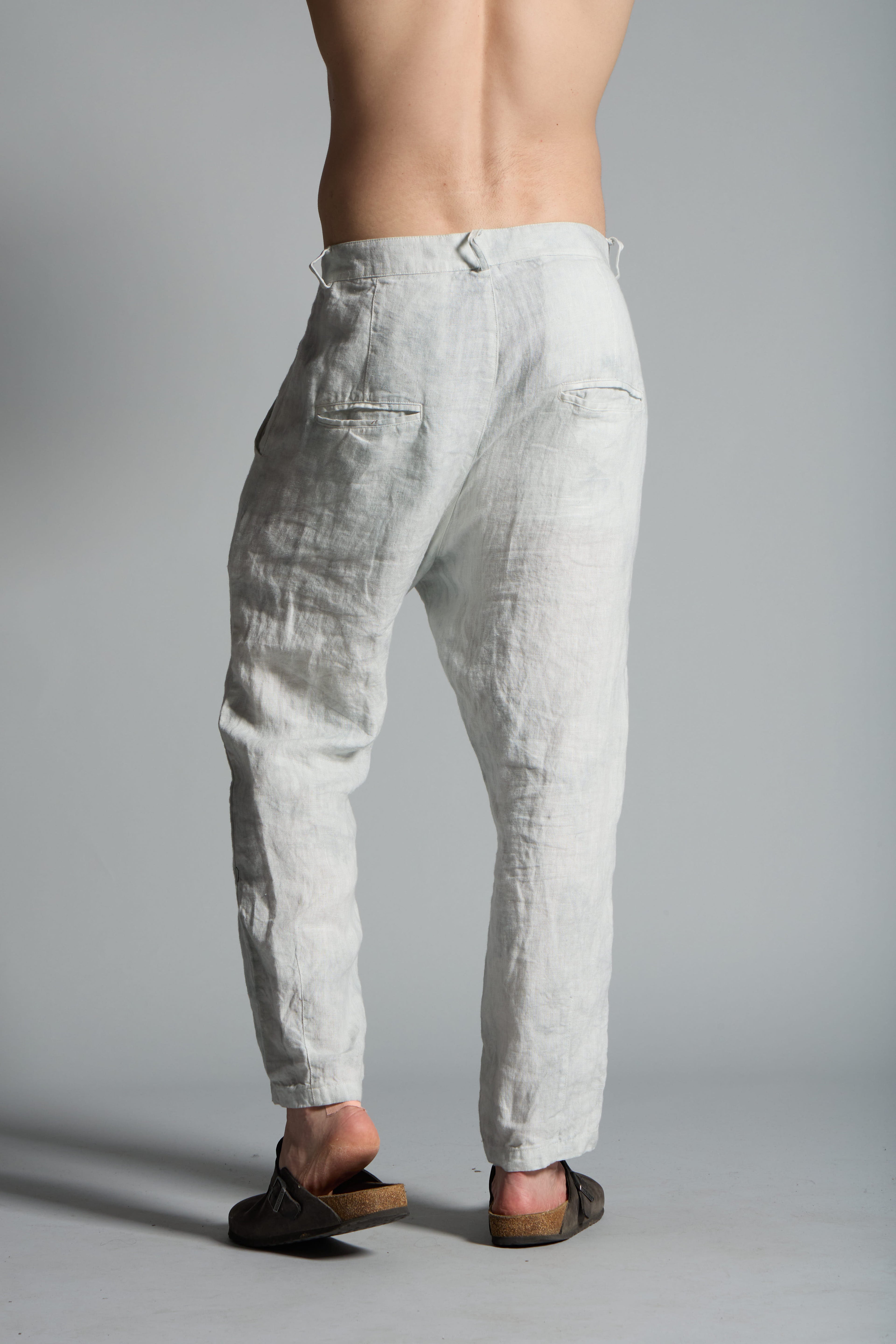 Pantalone in 100% lino uomo MPA011