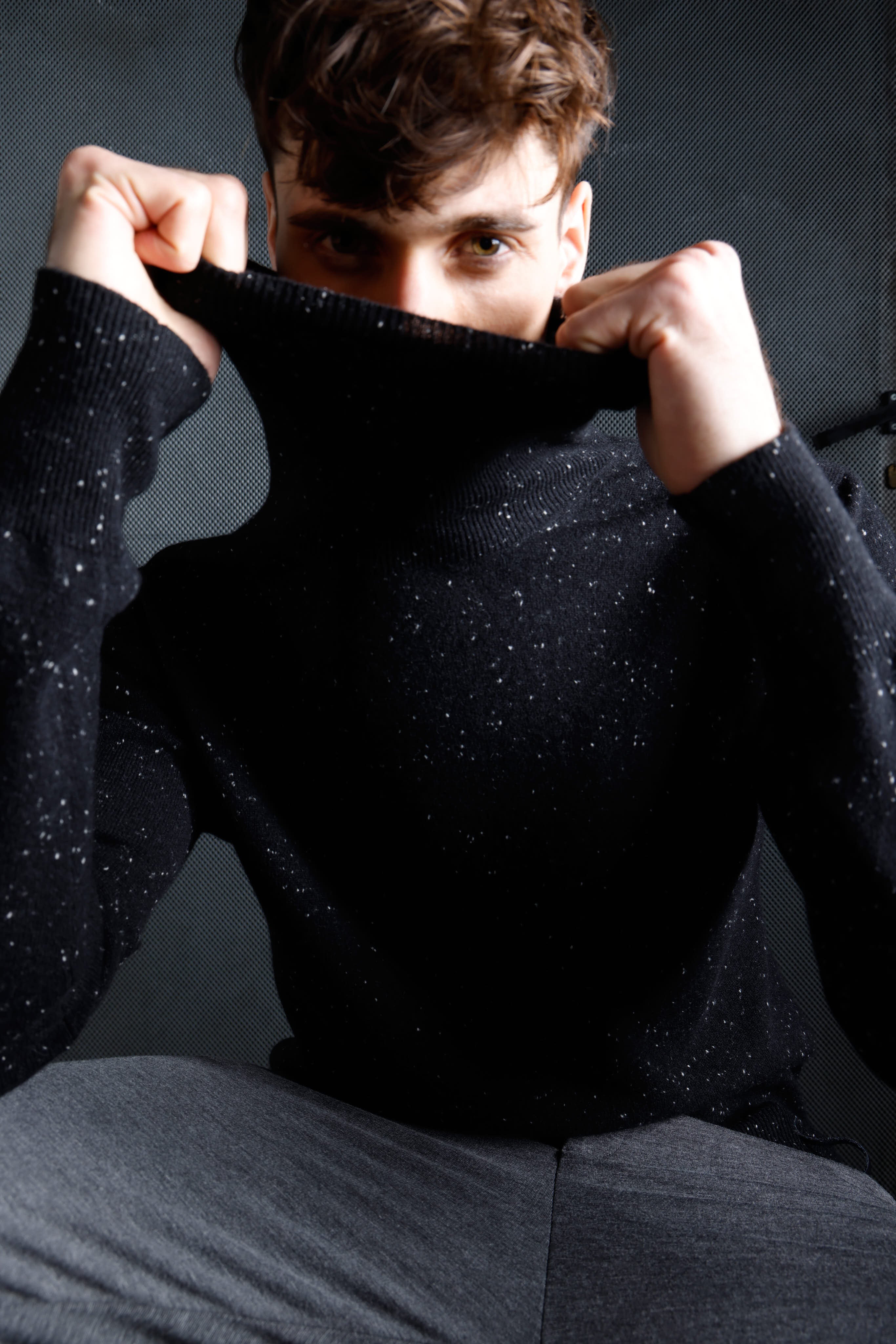 Men's cashmere sweater MKN030