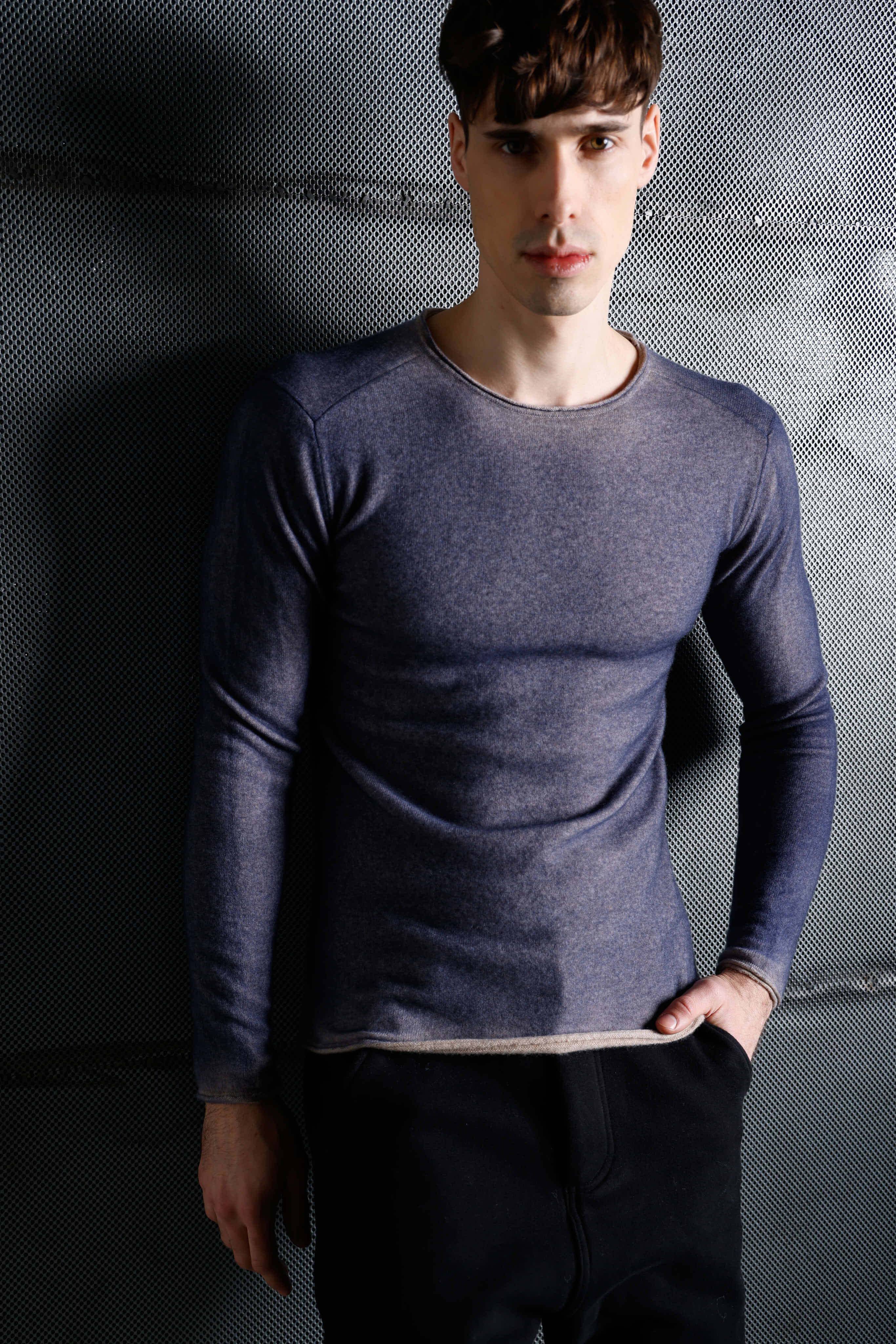 Man cashmere sweater MKN031